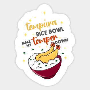 Tempura Rice Bowl Sticker